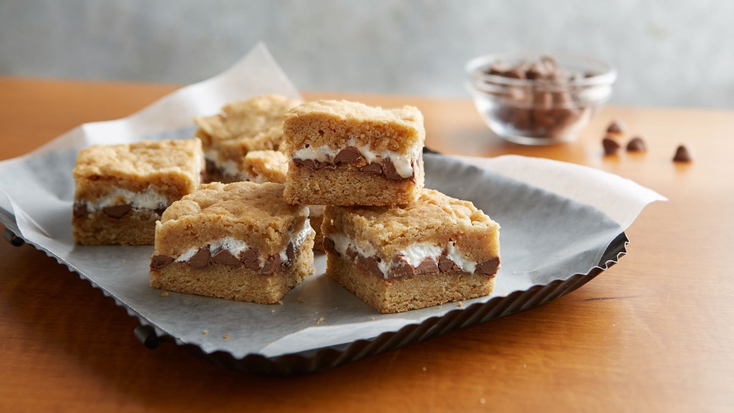 smores cookie bars