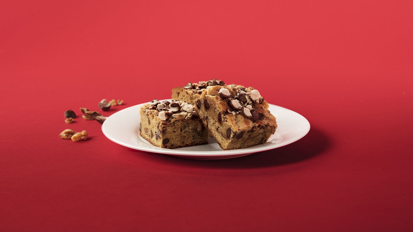 Malted Milk Blondies