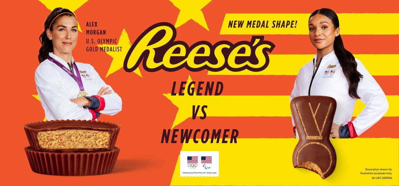 reeses peanut butter cups vs medals