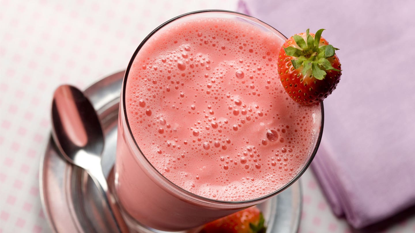 Double Strawberry Milkshake