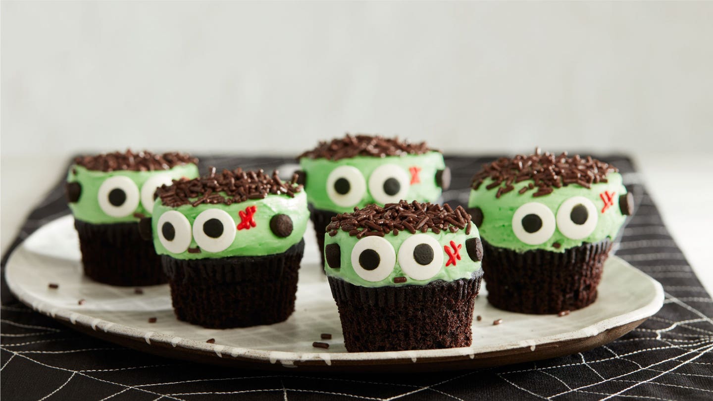 monster cupcakes