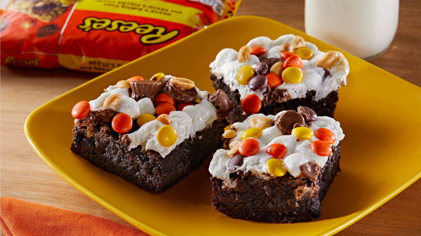 Reeses Rocky Road Brownies