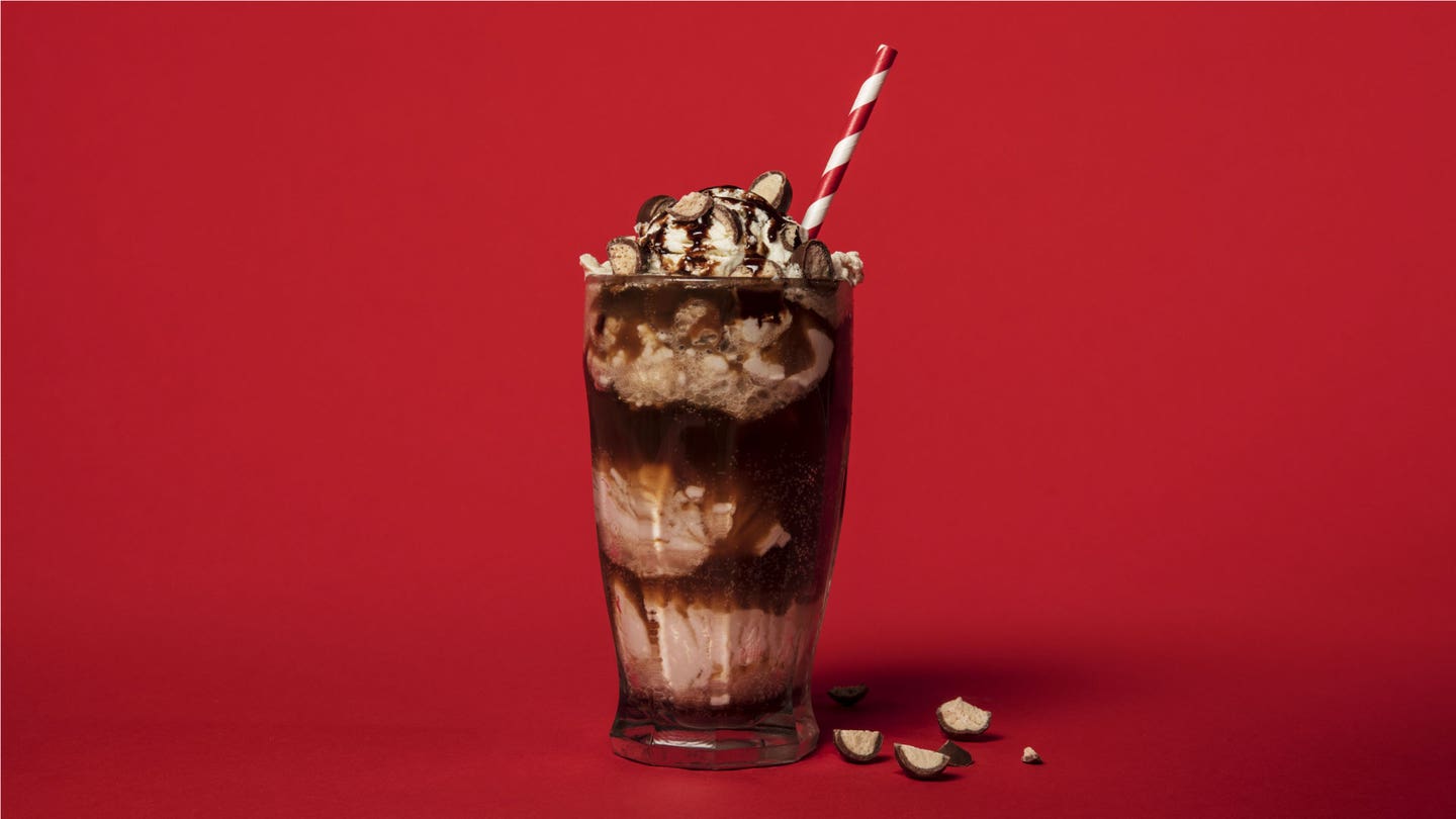 malted rootbeer float