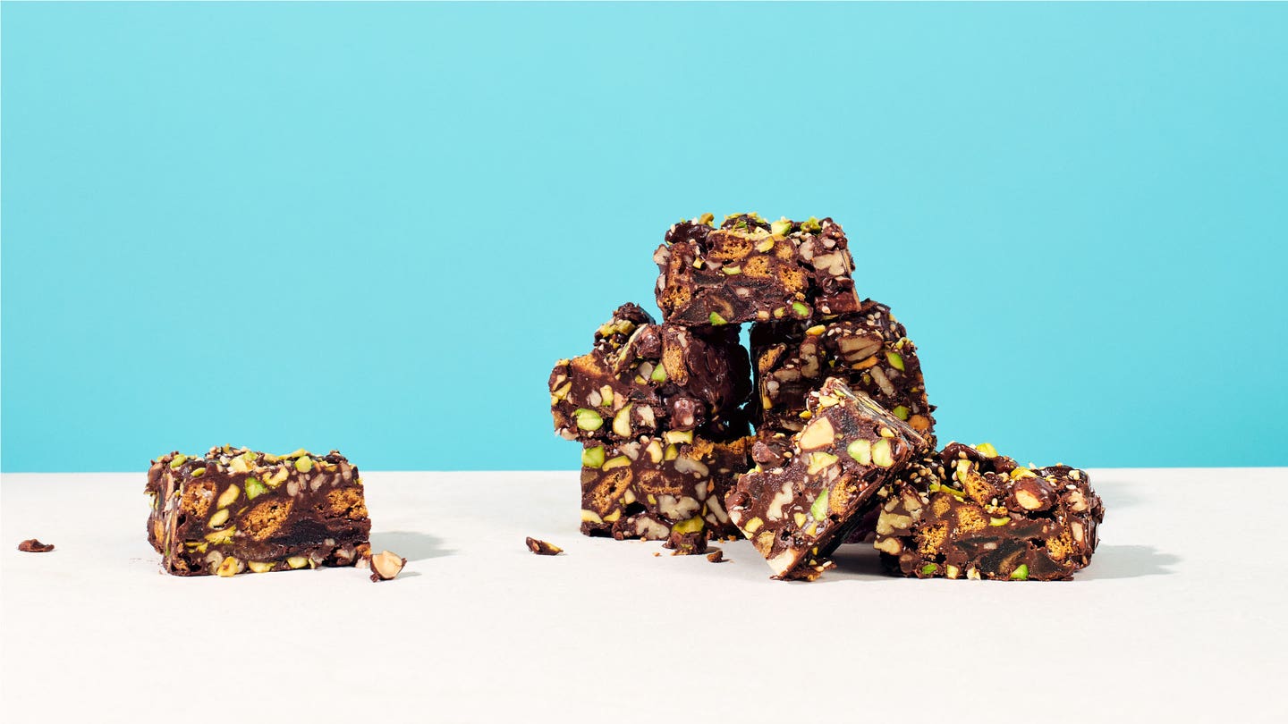 hersheys ginger sesame nut squares