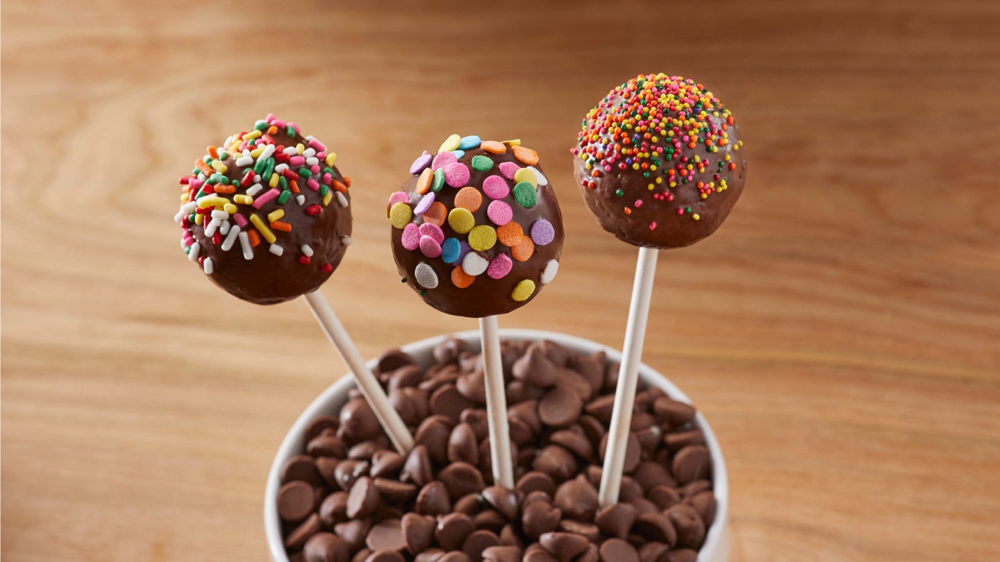 chocolate brownie pops