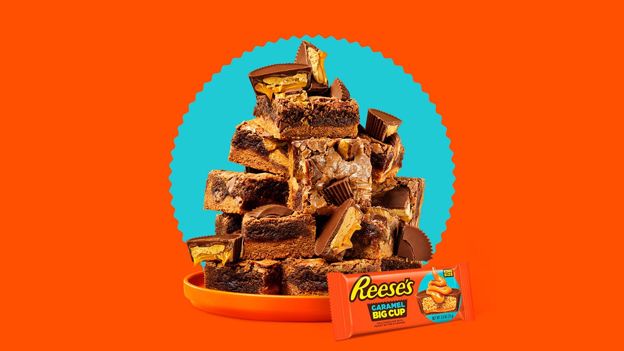 reeses caramel cup brownies recipe