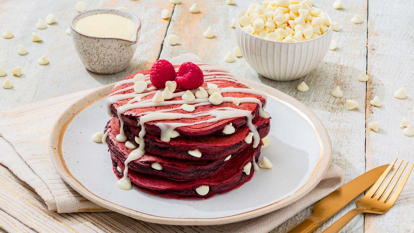 red velvet pancakes