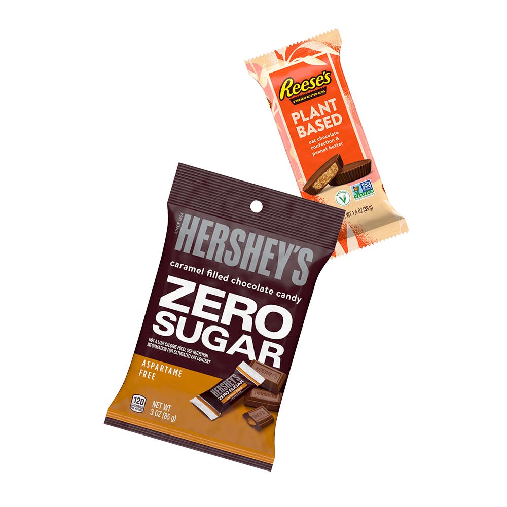 hersheys zero sugar and plant based products