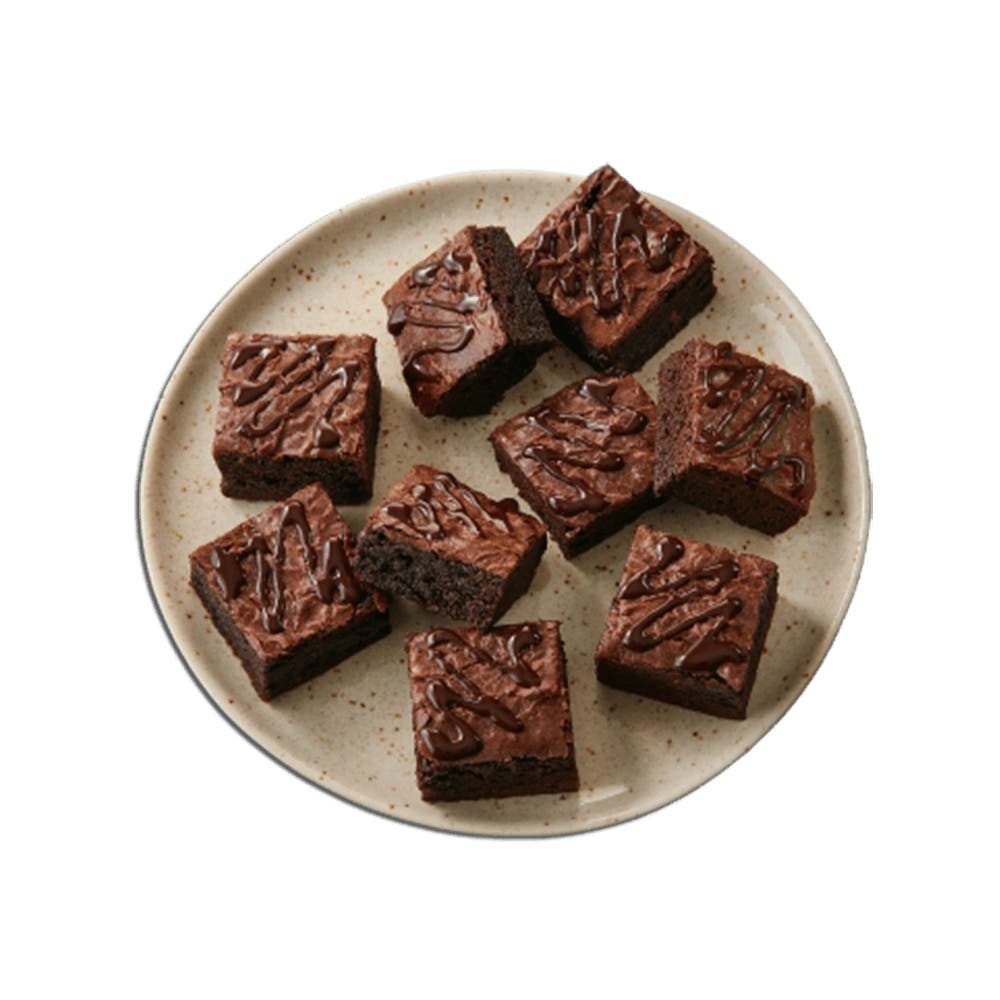 plate of brownies