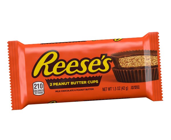 pack of reeses milk chocolate peanut butter cups